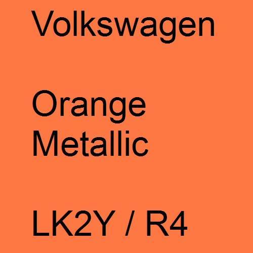 Volkswagen, Orange Metallic, LK2Y / R4.